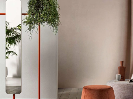 Specchiera Babele in acciaio e vetro di Rosini Night