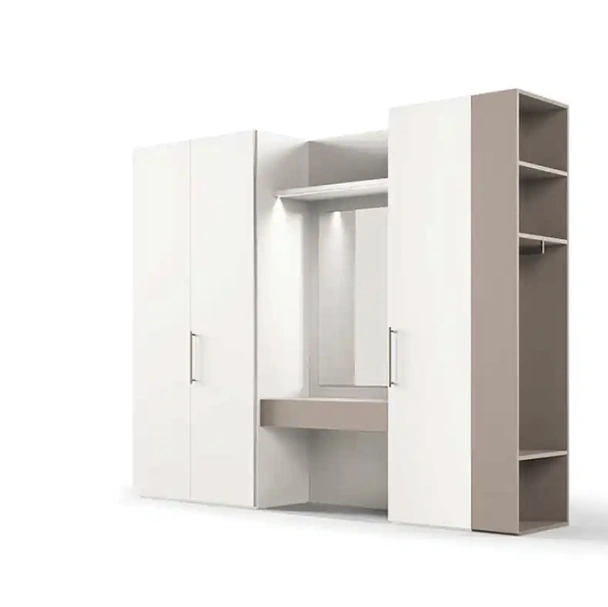 Armadio con ante battenti Utility Libeccio U452 di Moretti Compact Giorno Notte