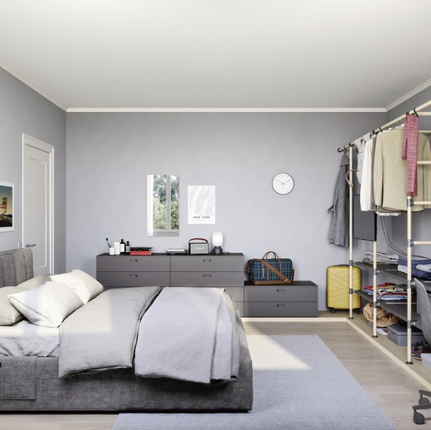 Cameretta componibile con letto matrimoniale Swell di Nidi