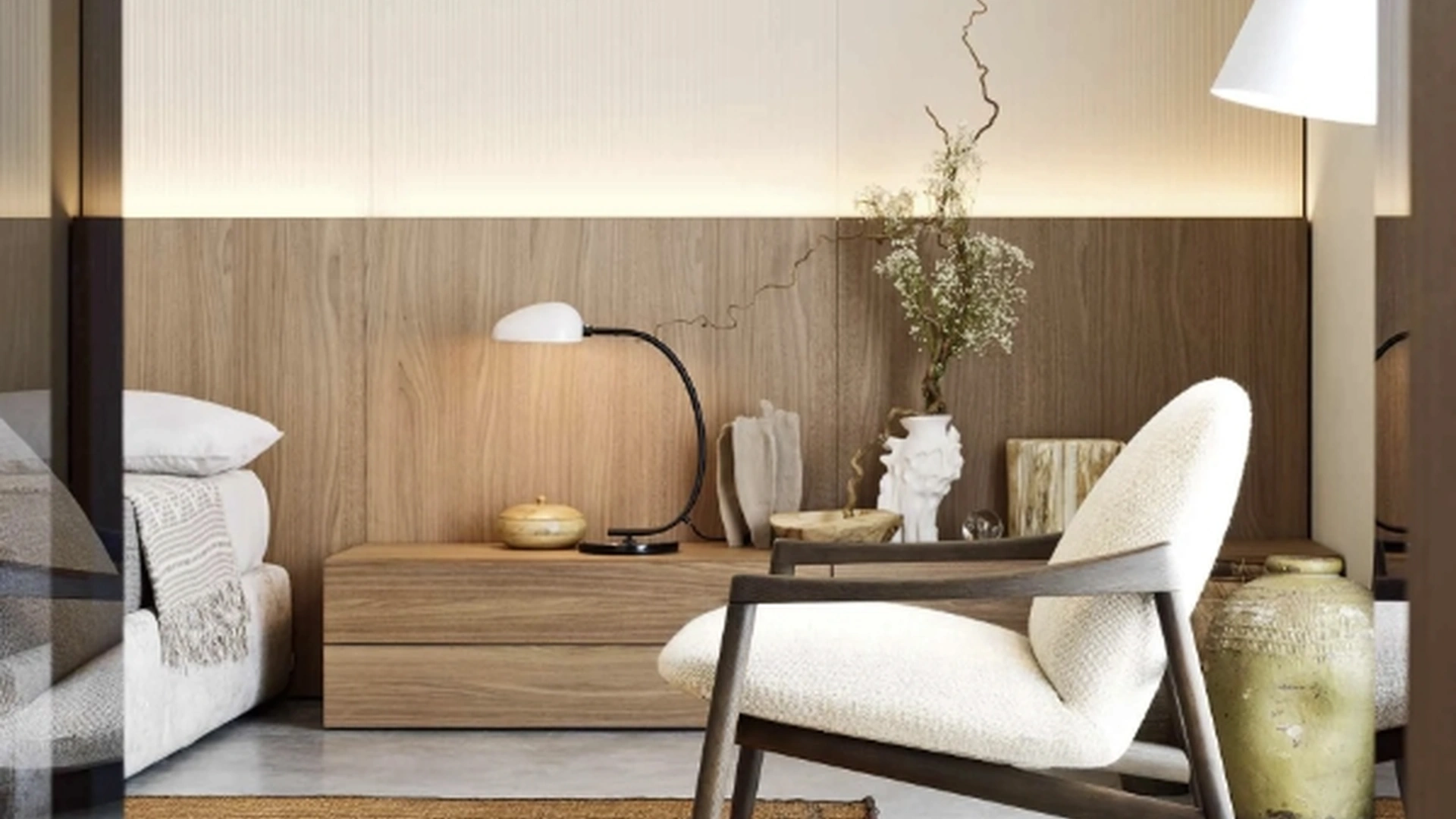Comodino Easy System in rovere di Novamobili