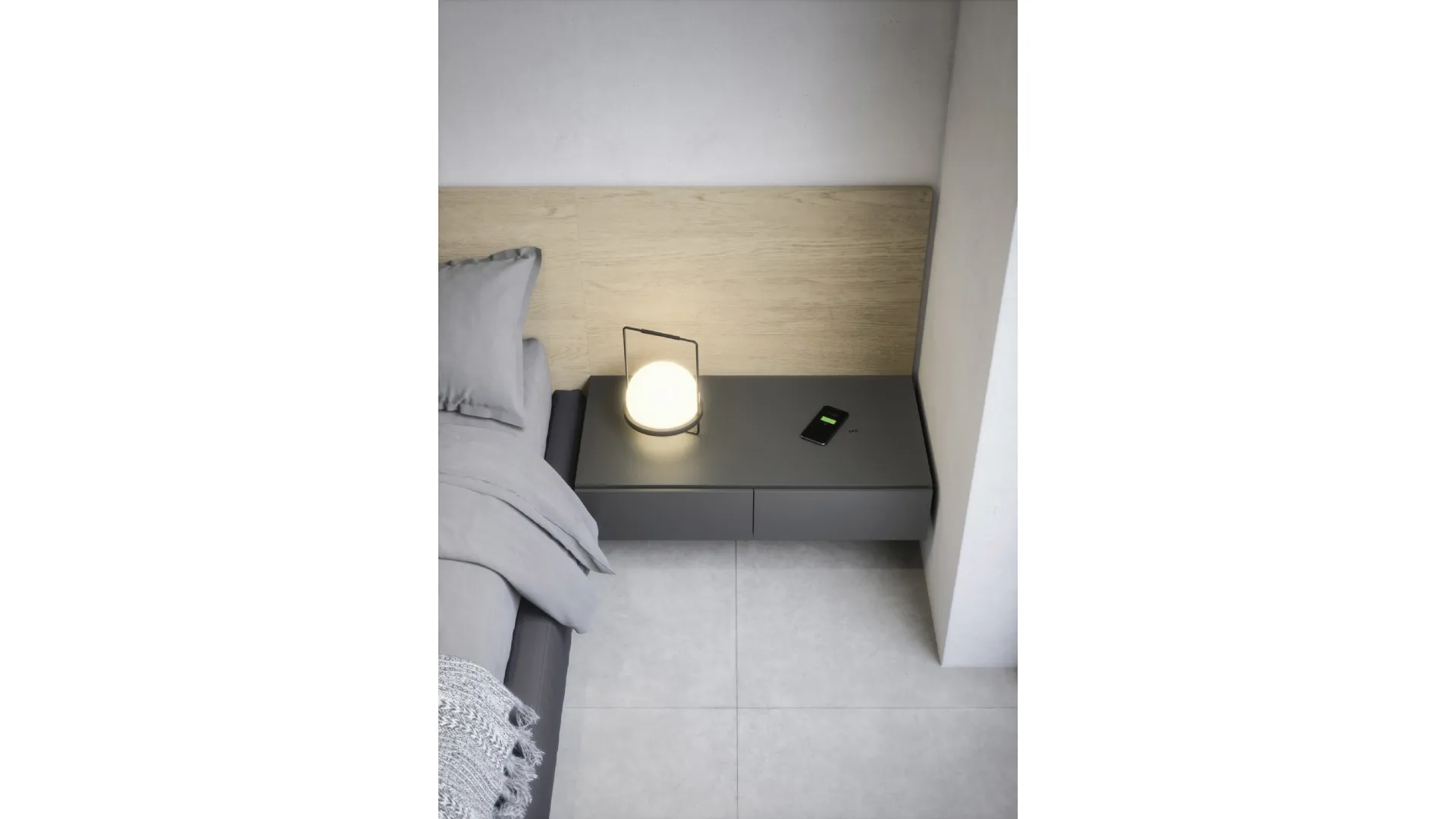 Comodino Easy System di Novamobili