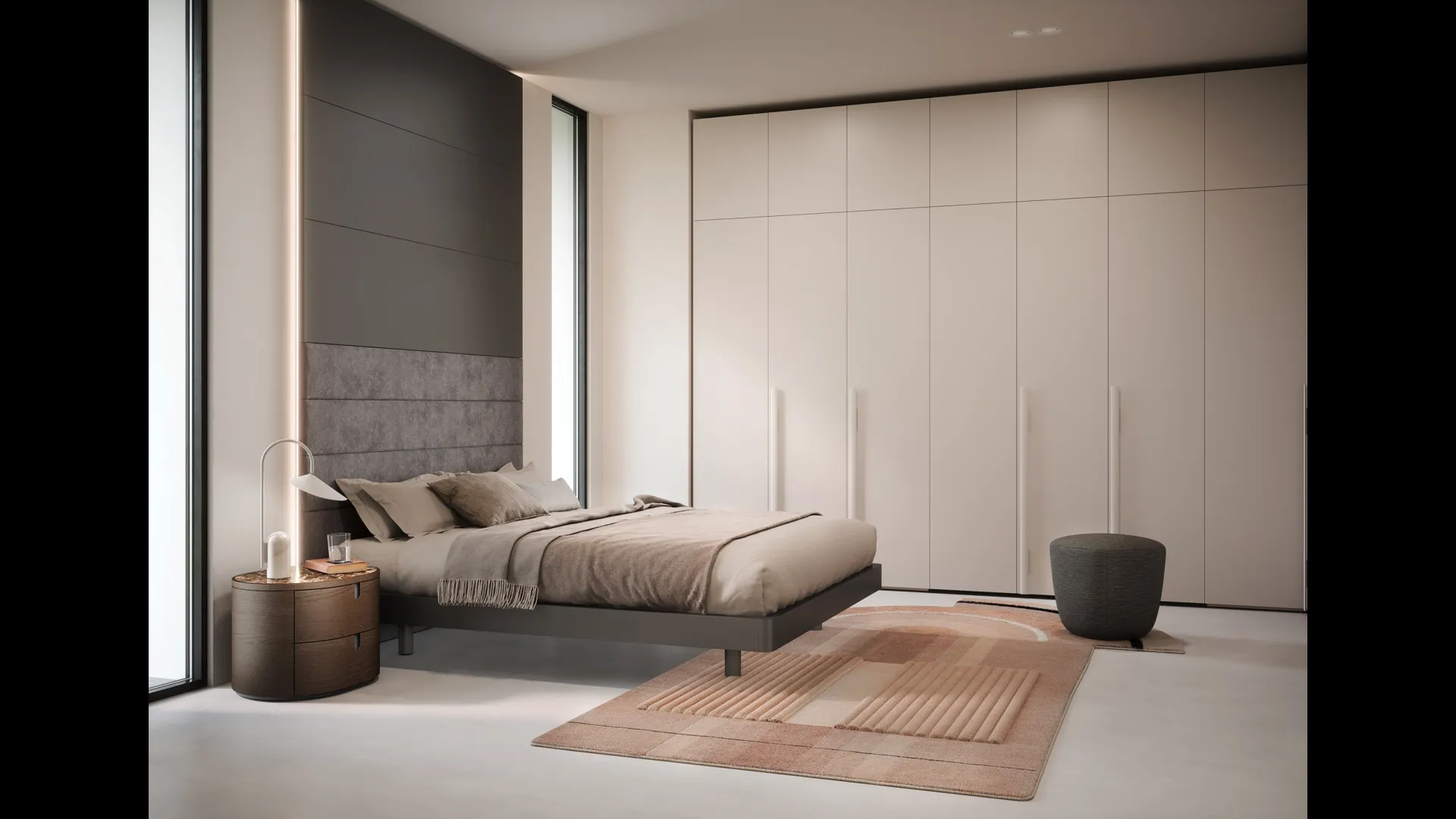 Comodino in legno Vesta di Novamobili
