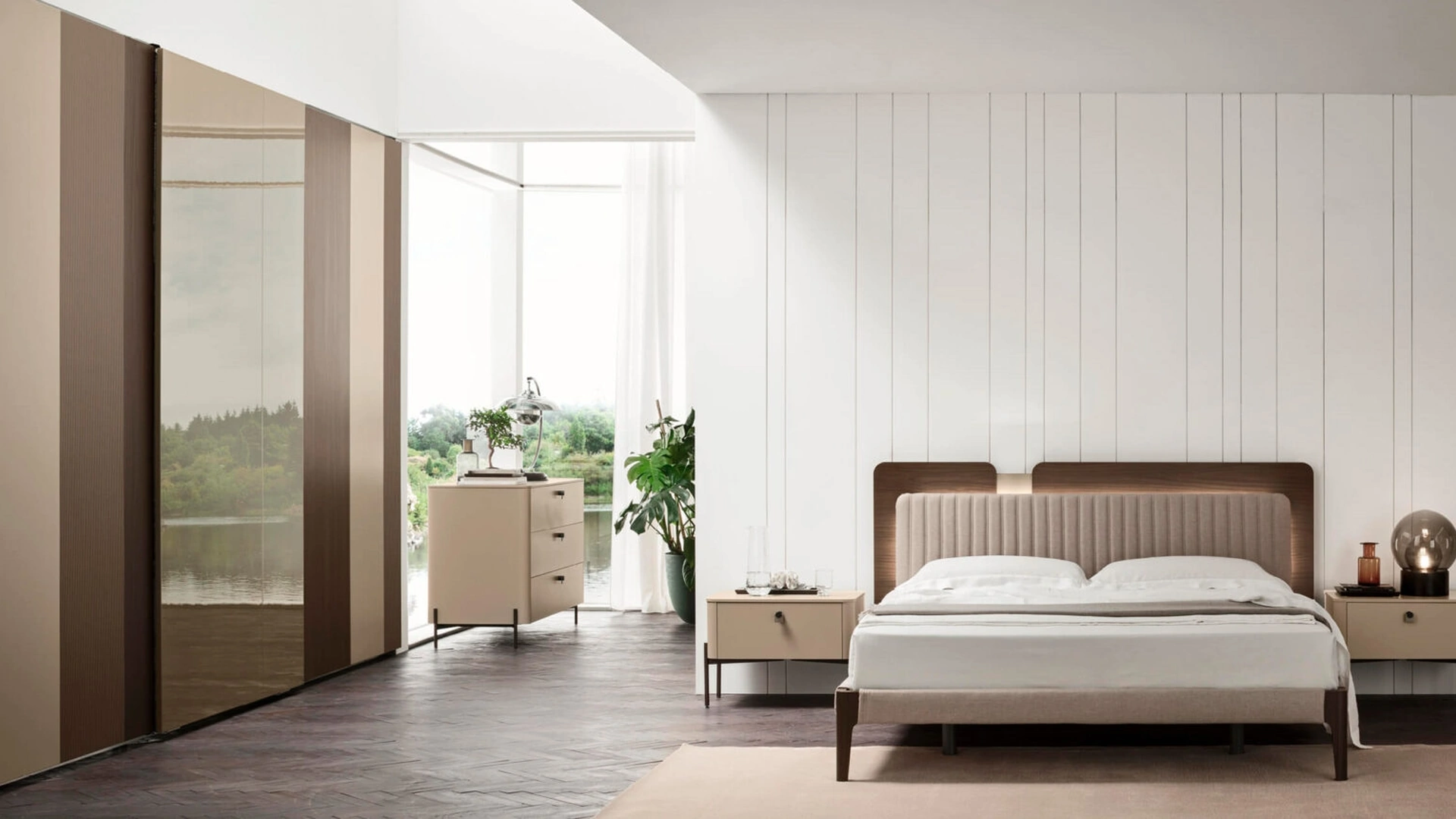 Letto imbottito Ginger di Maronese