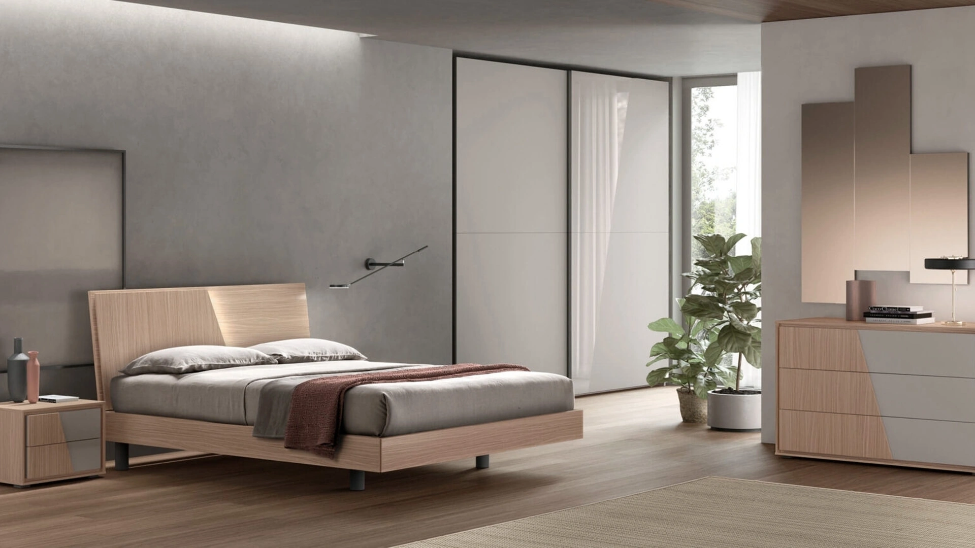 Letto Slide con testiera di Maronese