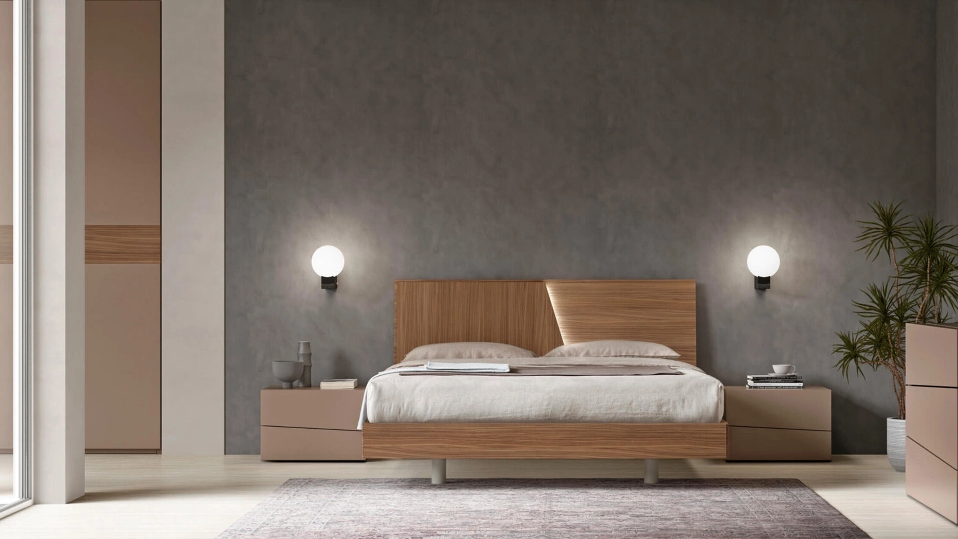 Letto Slide con testiera di Maronese