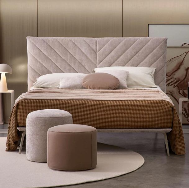 Letto in tessuto Narciso di Rosini Night