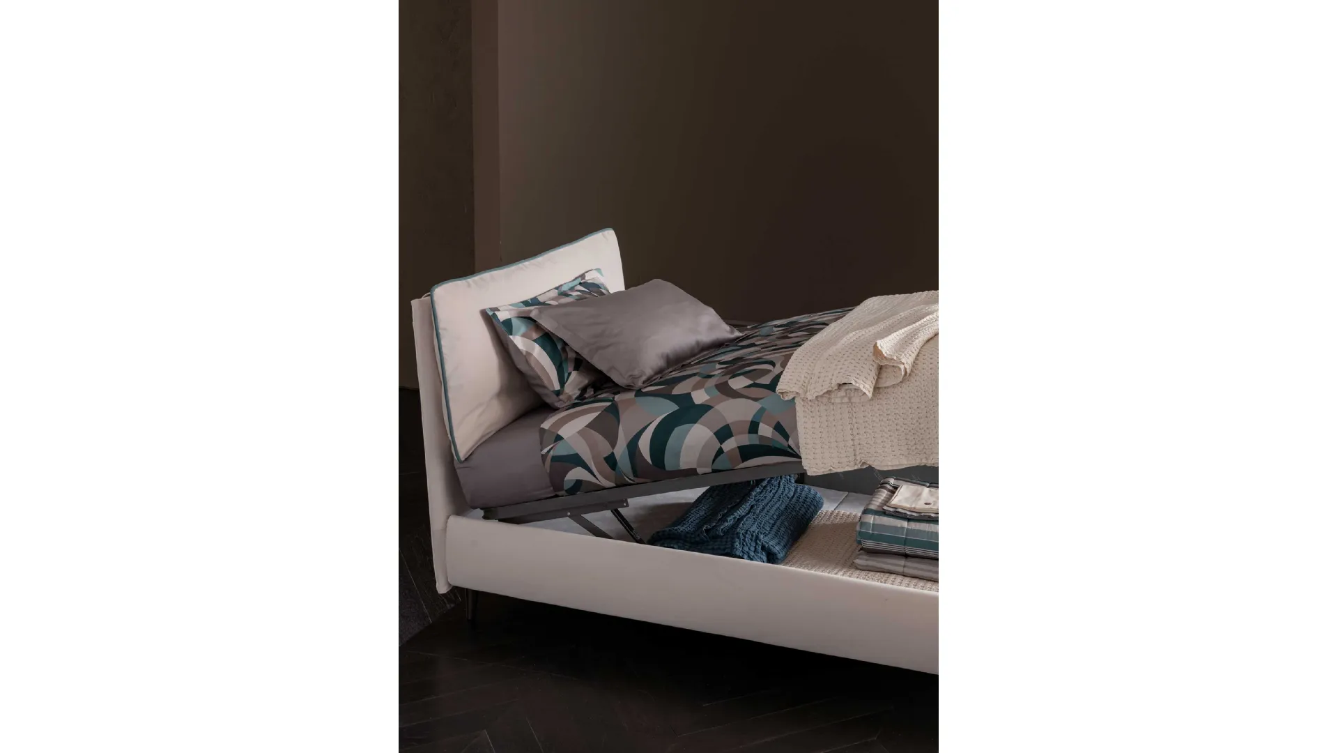 Letto singolo con box contenitore Soul Young Nisida di Altrenotti