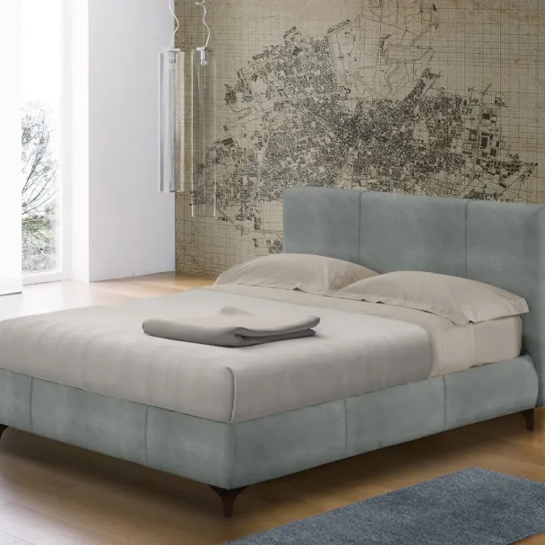 Letto in tessuto imbottito Urban Maxter Due di Altrenotti