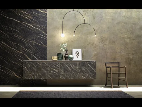 Madia sospesa in laminam Horizon Star 951 di Mobilgam