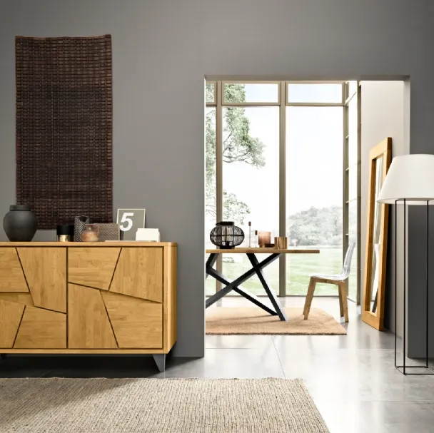 Madia Special Oak a due ante di FGF Mobili