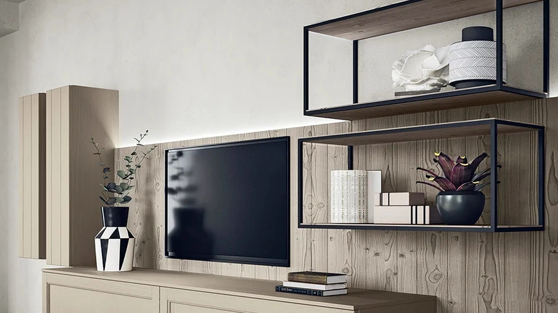 Parete Attrezzata M01 Maestrale di Scandola