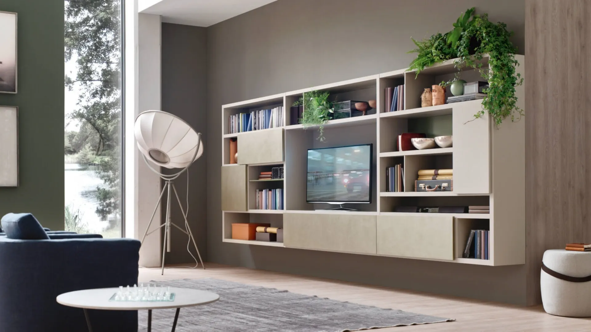 Parete Attrezzata sospesa Sistema Spalla Comp SA2220 di Maronese