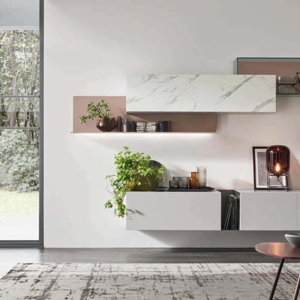 Parete Attrezzata Unix Comp SU2107 di Maronese