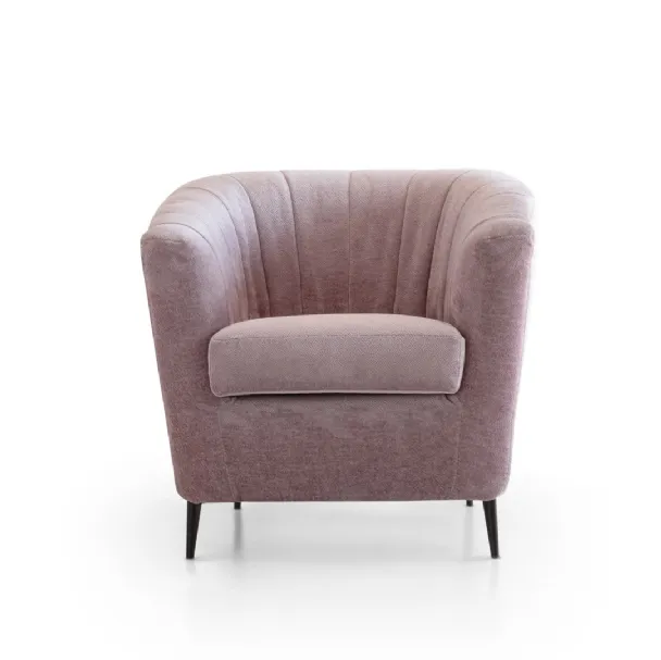 Poltroncina in pelle Ada di Aerre
