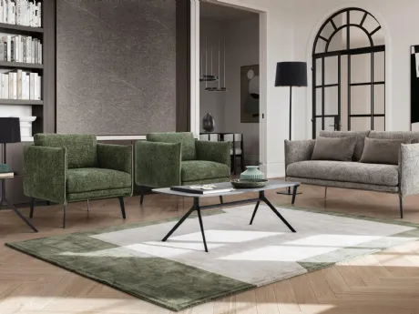 Divano a due posti in tessuto Boon Loveseat di Le Comfort