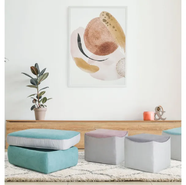 Pouf contenitore rettangolare Deejay di Aerre