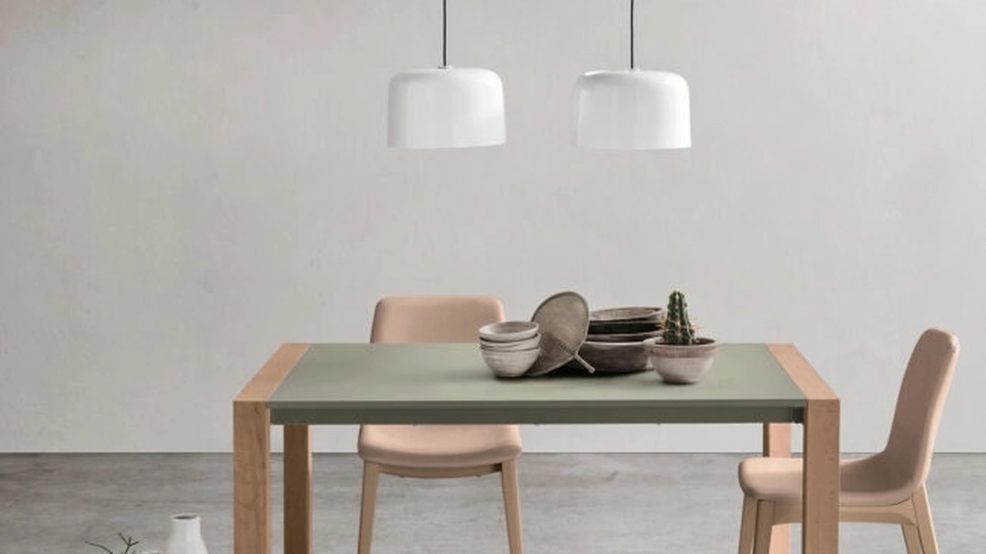 Tavolo allungabile Mikado in laccato e legno di Maronese