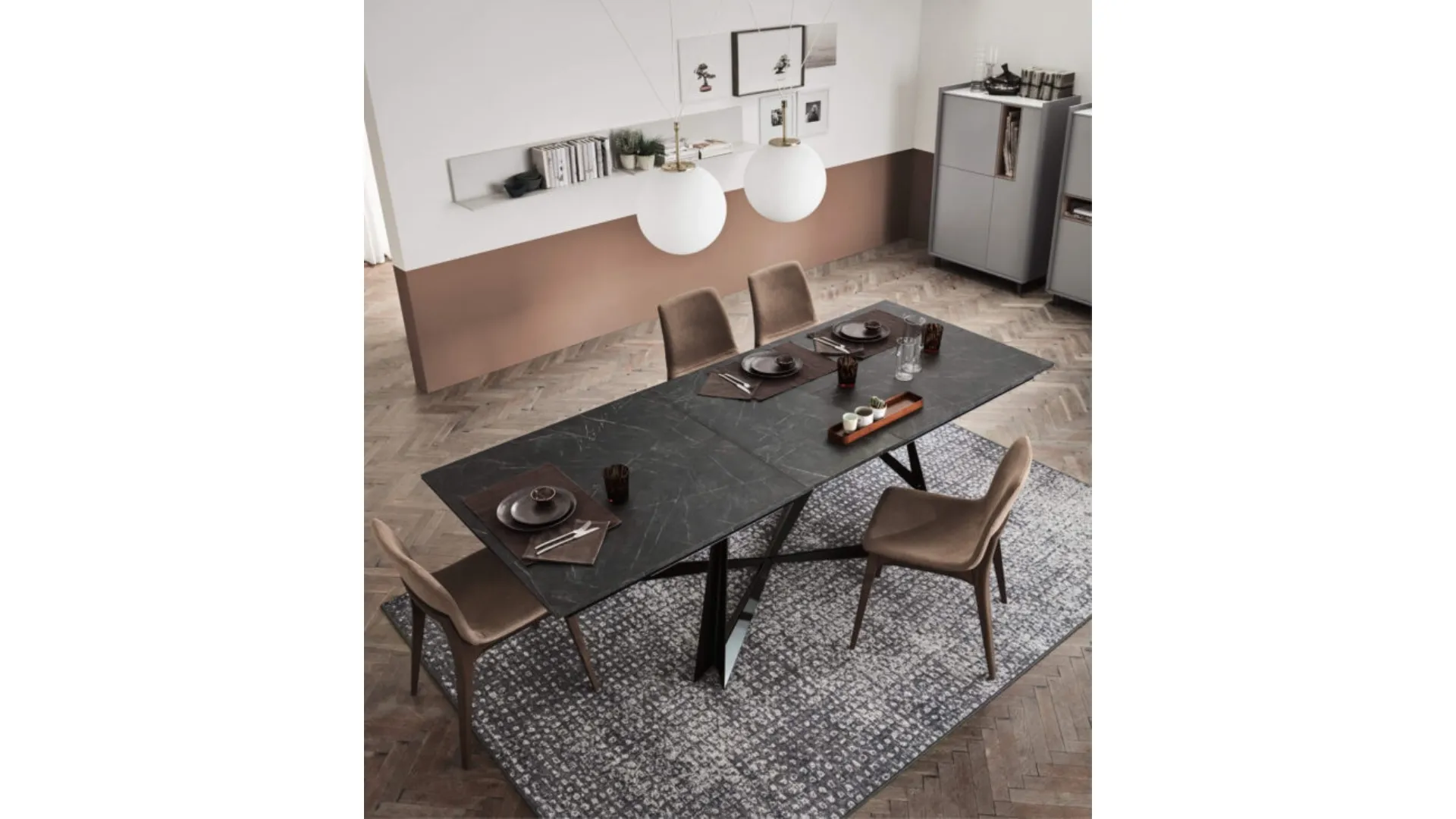 Tavolo con allunghe Poker di Maronese