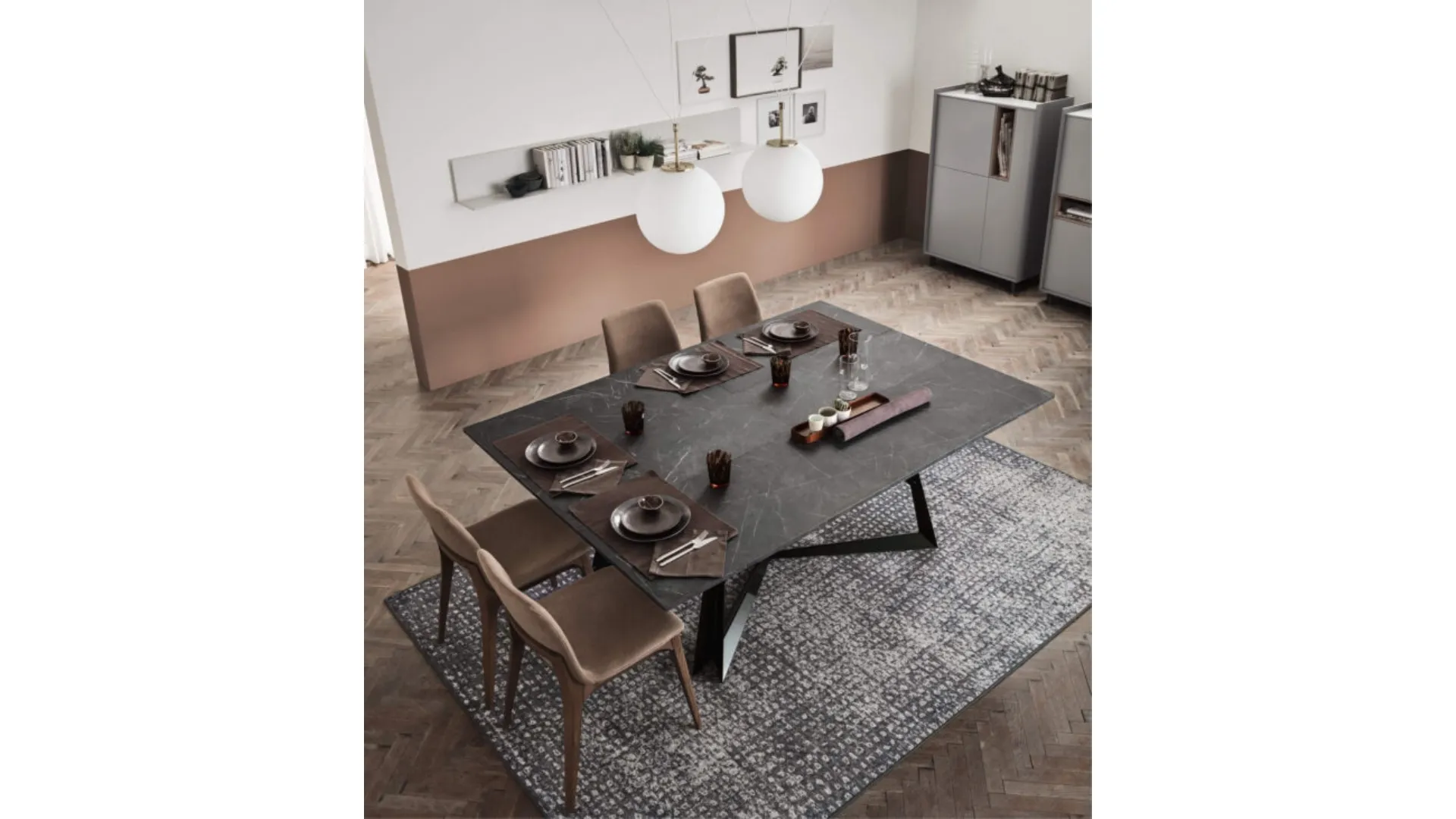 Tavolo con allunghe Poker di Maronese