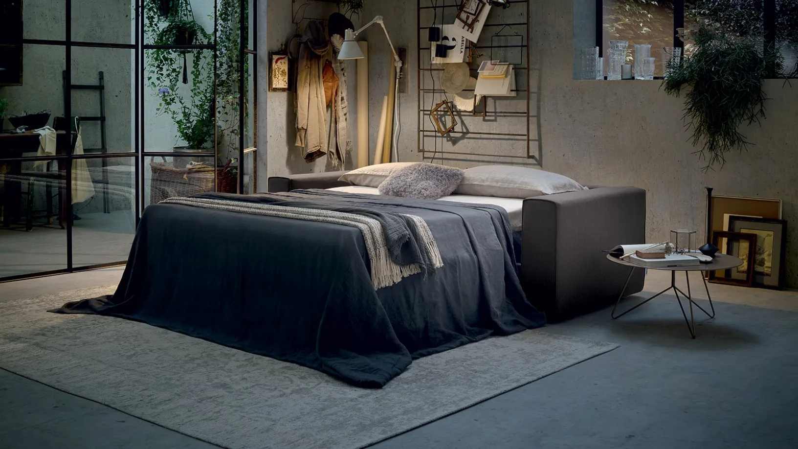 Divano Letto in tessuto Mick di Felis