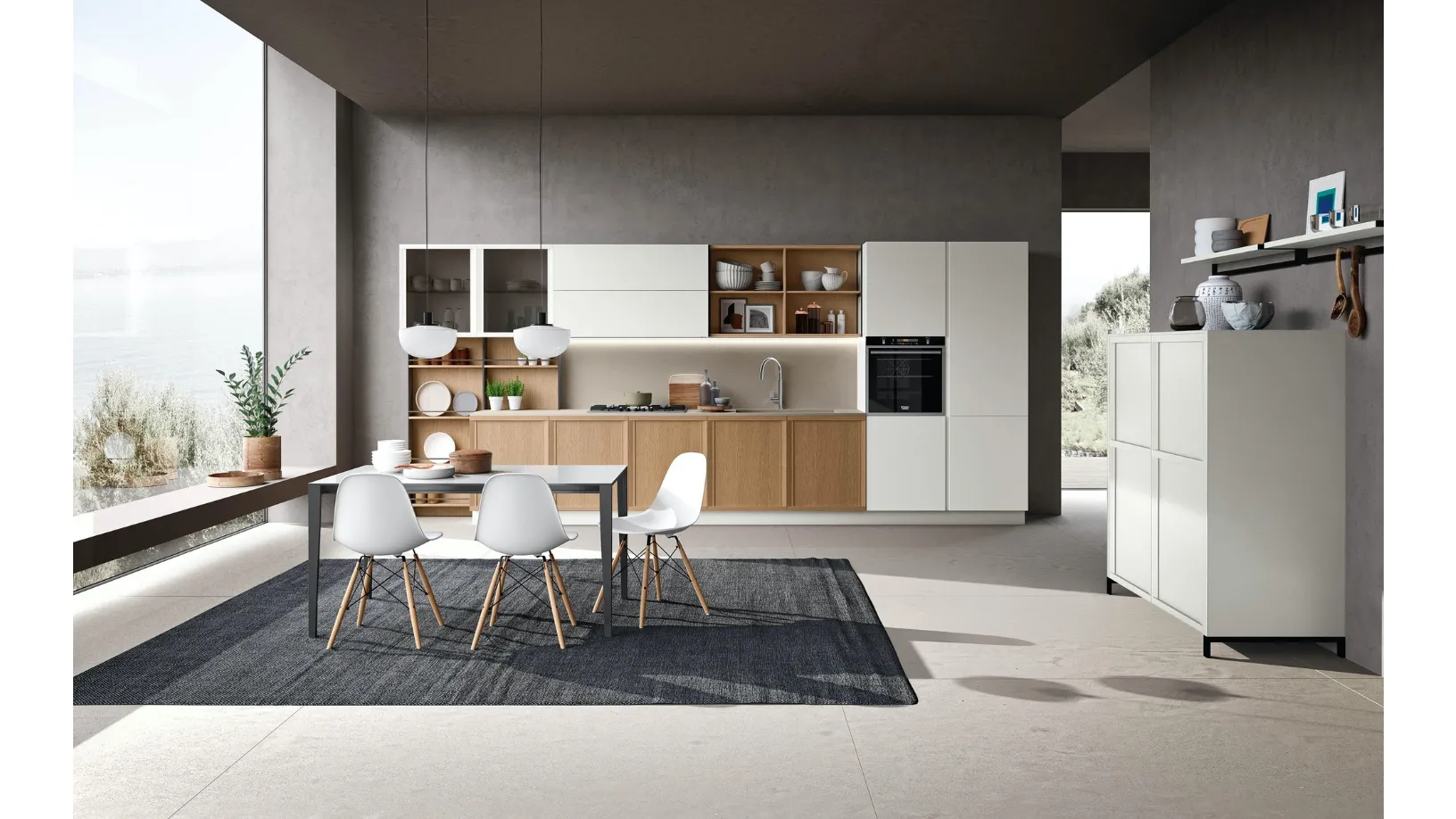Cucina Classica Newport v2 in Rovere Avena di Stosa